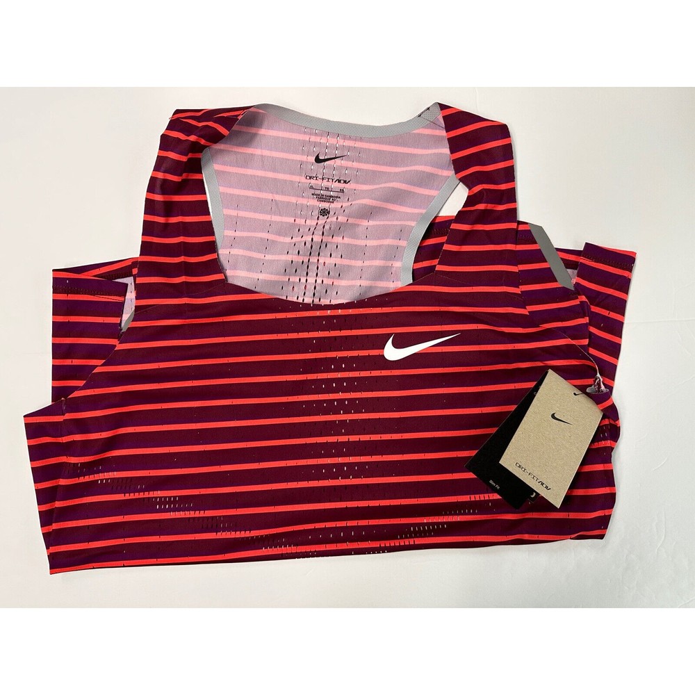 Nike Dri-FIT ADV Women's AeroSwift Running Tank Singlet DR5852-638 Sz XL $70